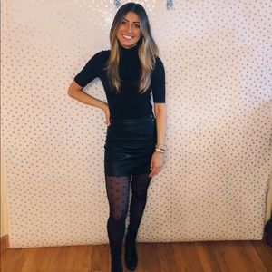 CLOSET CLEAR OUT: Free People Leather Mini Skirt